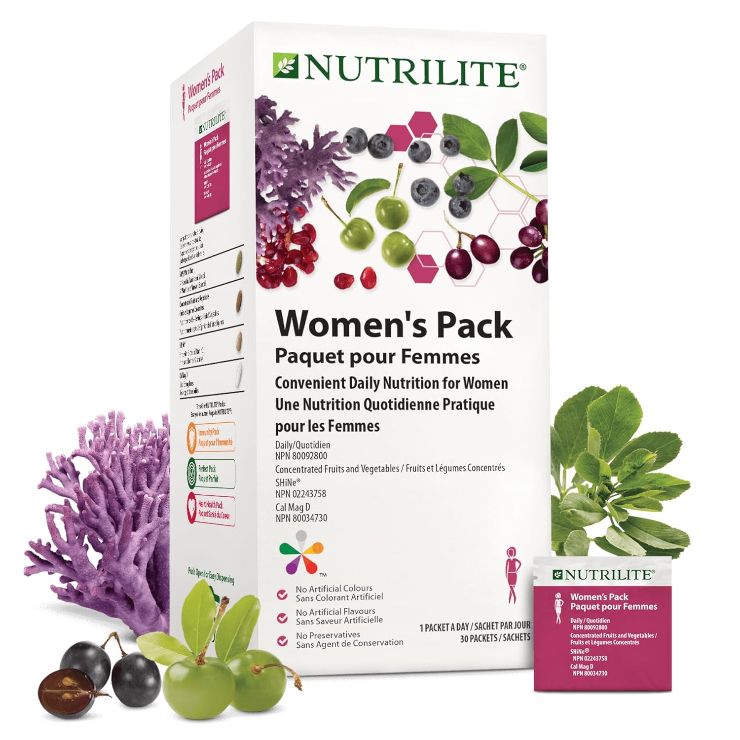 Nutrilite Women's Pack - 30 Packets, Daily Multivitamin Supplement for Women's Health