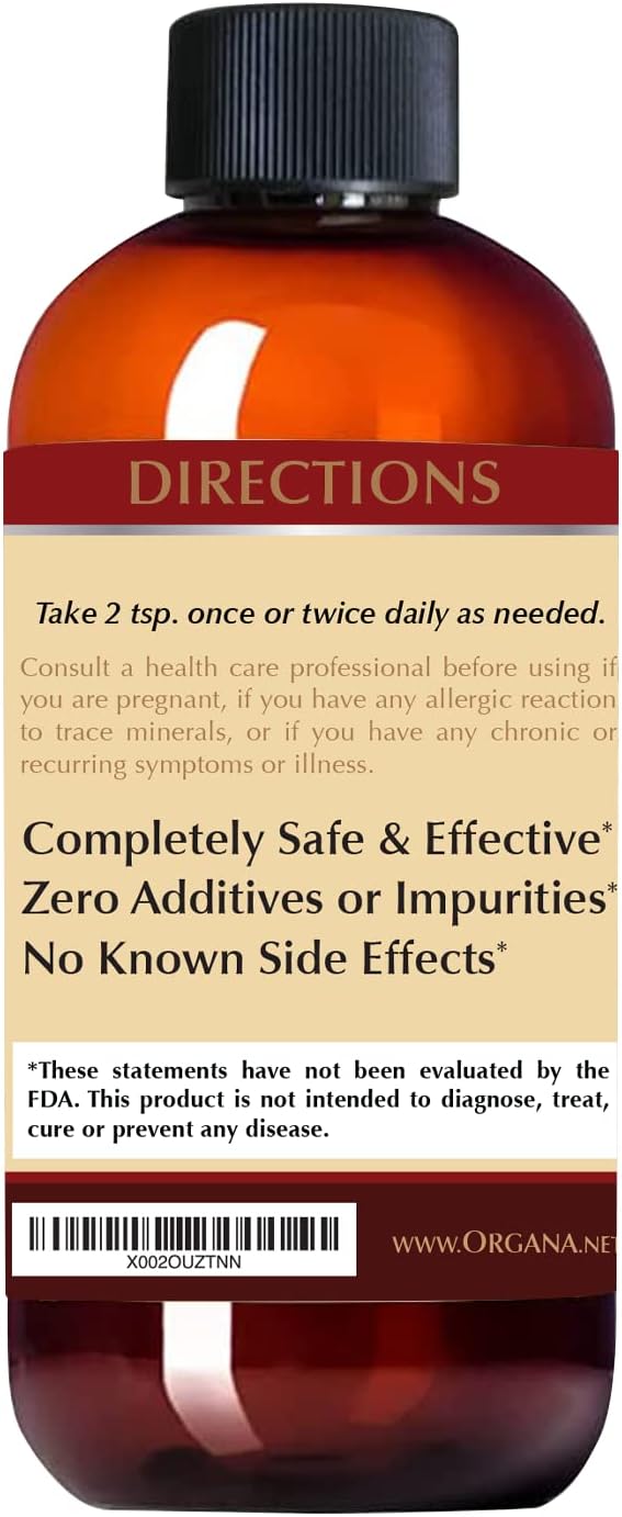 NutriNoche Organa Pure Crystalline Liquid Gold Supplement - 30 PPM - Colloidal Minerals 8 oz.