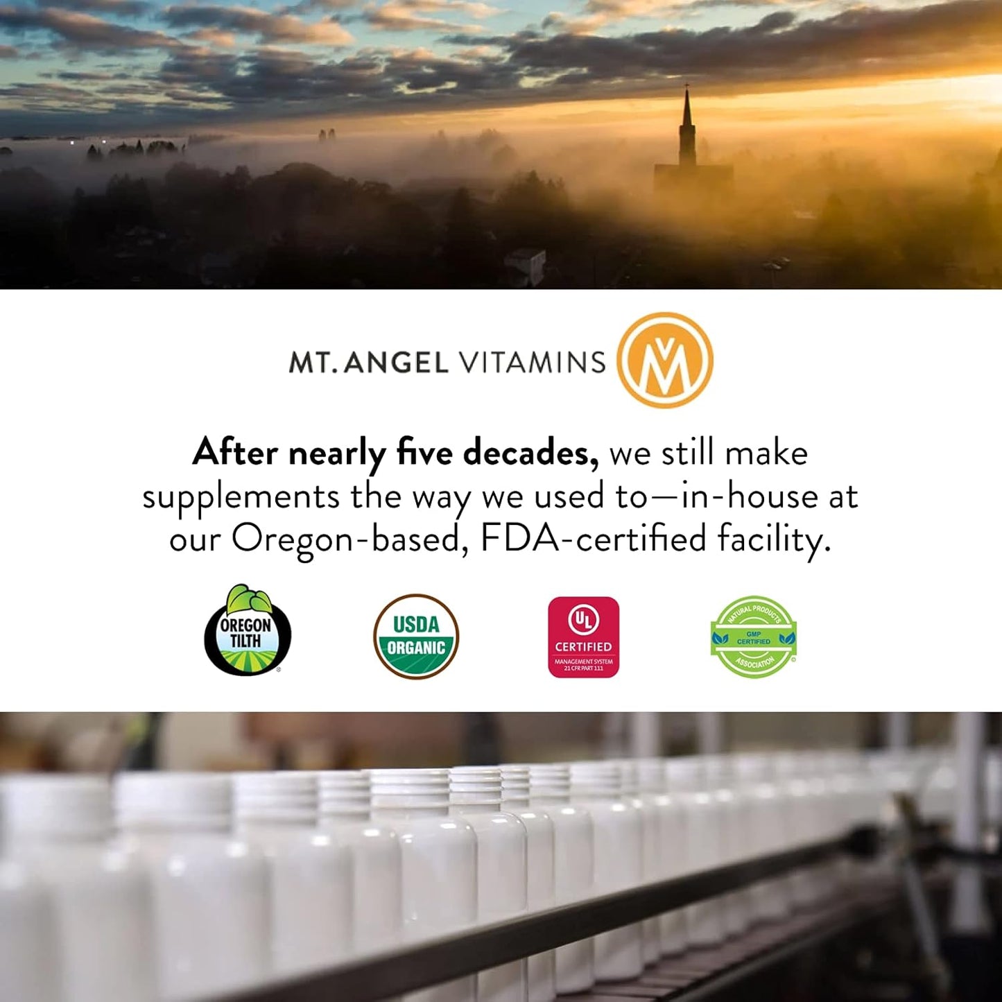 NutriSilk Capsules by Mt. Angel Vitamins - Boost Collagen, Support Healthy Hair & Skin with B Vitamins - 60 Capsules