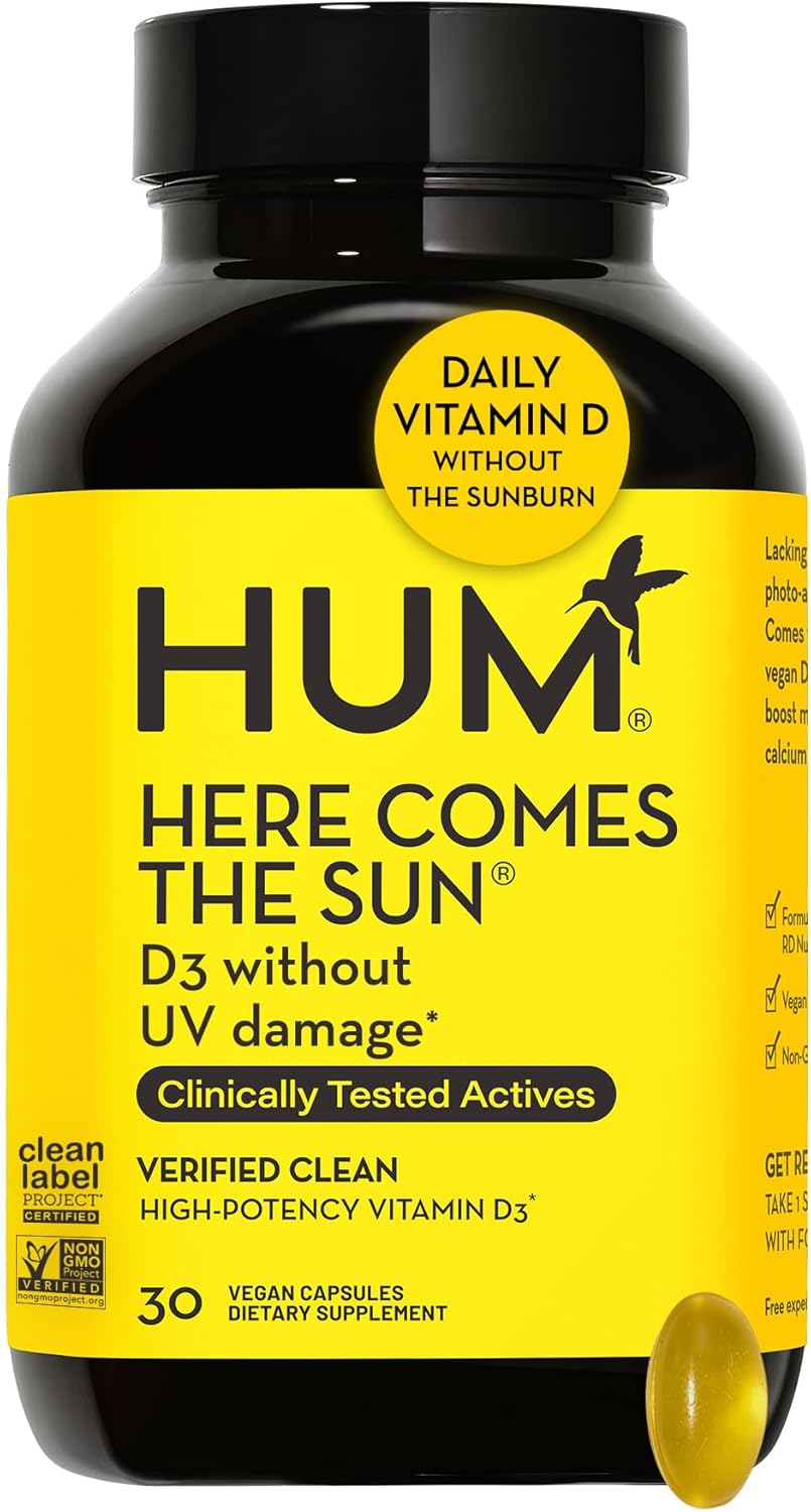 Nutrition HUM B12 Turbo with Vitamin D3 for a Boost of Sunshine and Energy