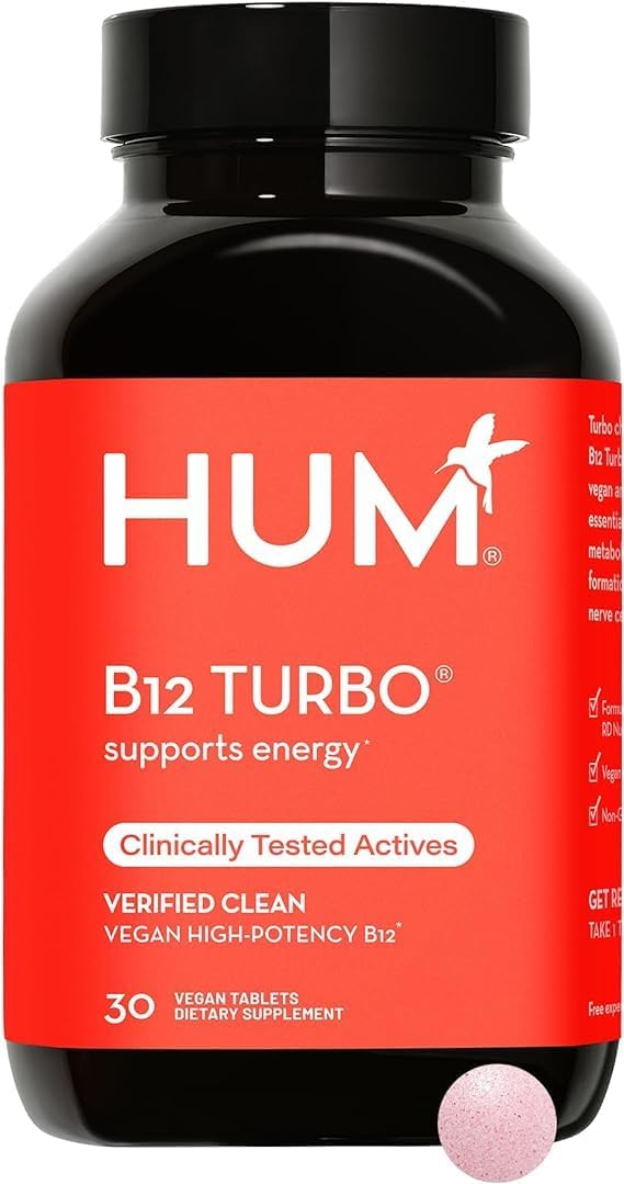 Nutrition HUM B12 Turbo with Vitamin D3 for a Boost of Sunshine and Energy