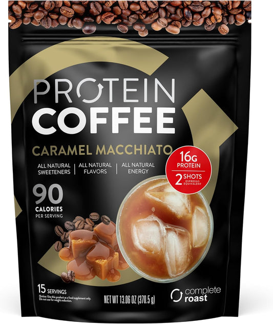 Nutritious Complete Roast Caramel Macchiato Coffee Protein Blend
