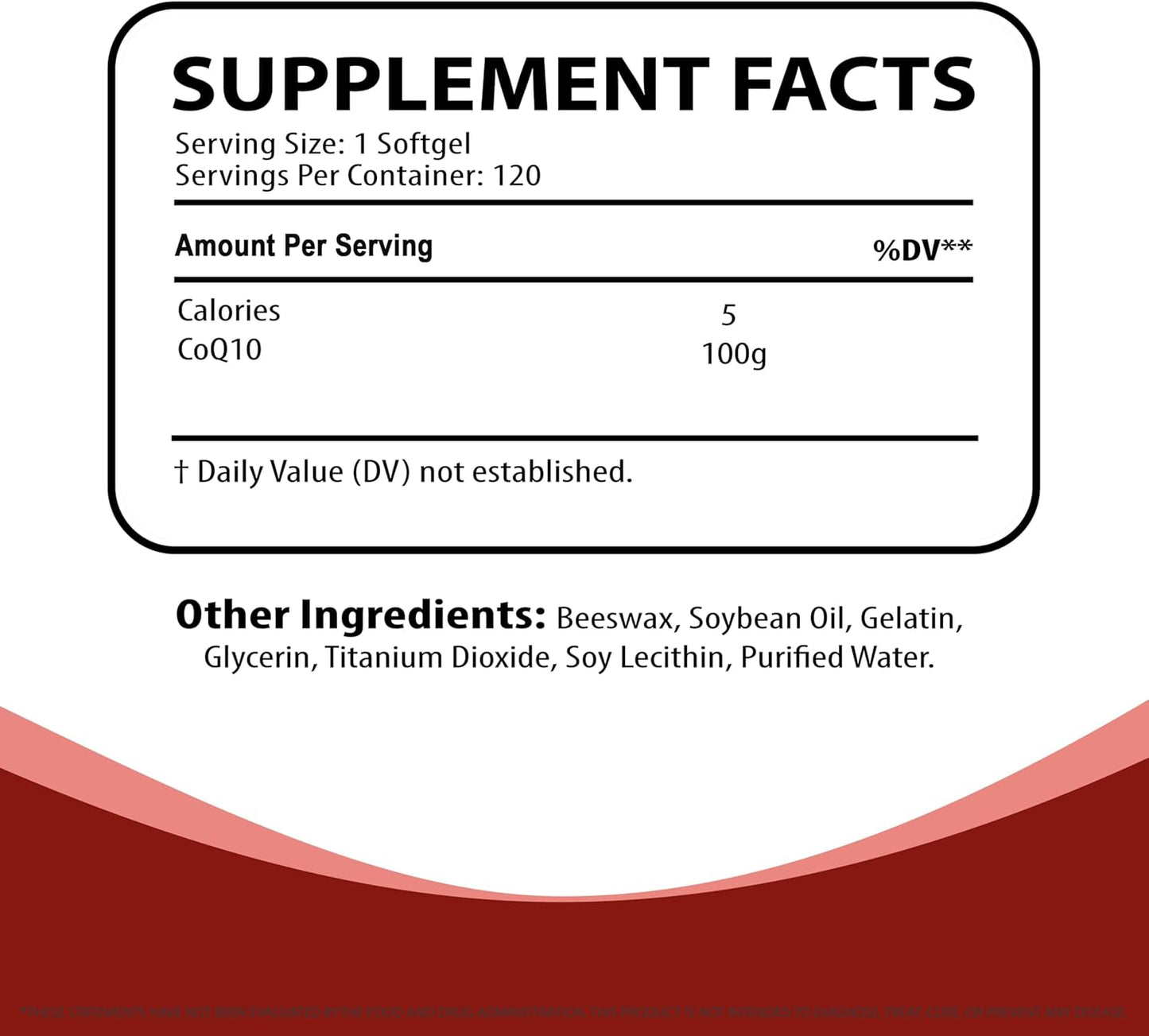 Nutritunes CoQ10 100mg Softgels - High Absorption Antioxidant Supplement for Heart Health and Energy - 120 Softgels, Non-GMO, Gluten-Free