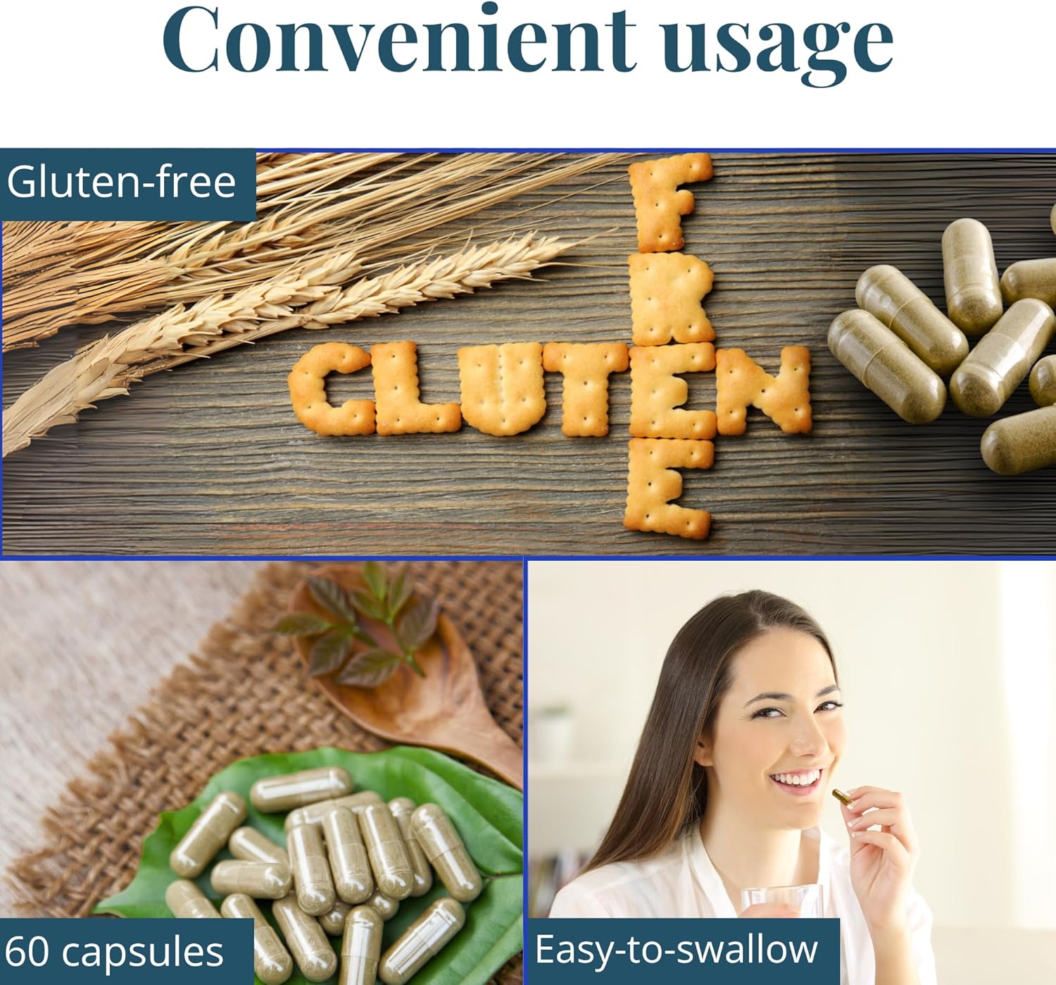 Nutritunes NutriWit: Brain Health Supplement for Cognitive Function, Focus, and Neuron Support - Non-GMO, Gluten-Free - 60 Capsules