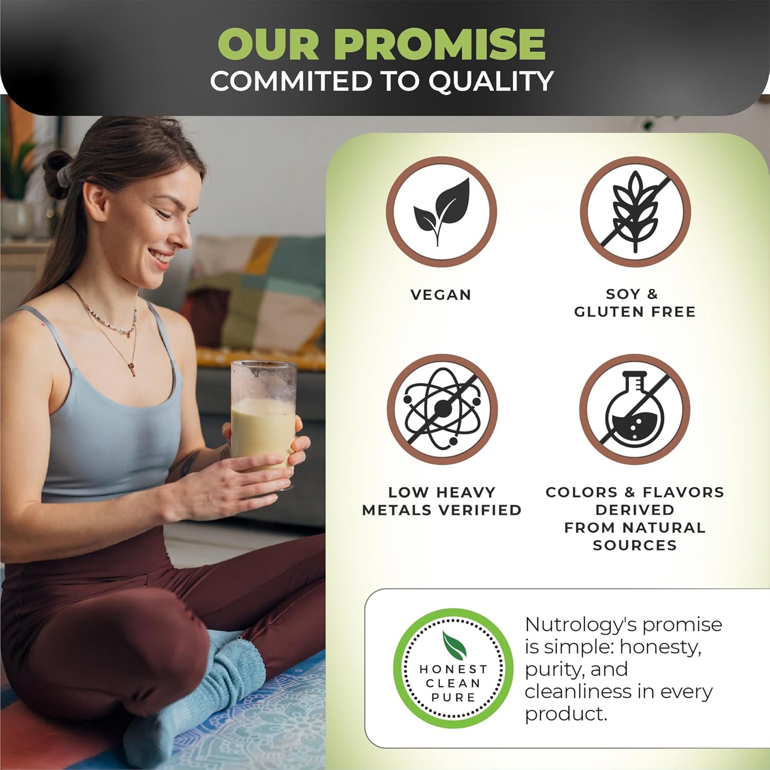 Nutrology Greens & Fruits Powder with Beet Powder, Mushroom Blend, Probiotics, Digestive Enzymes, Fiber, Antioxidants, Immune Support - Vanilla Cinnamon Flavor - BoostGo Australia