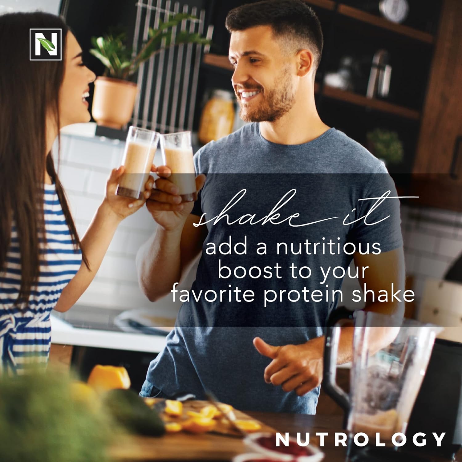 Nutrology Greens & Fruits Powder with Natural Superfoods, Vanilla Cinnamon Flavor - 30 Servings + Zen Natural Magnesium Supplement