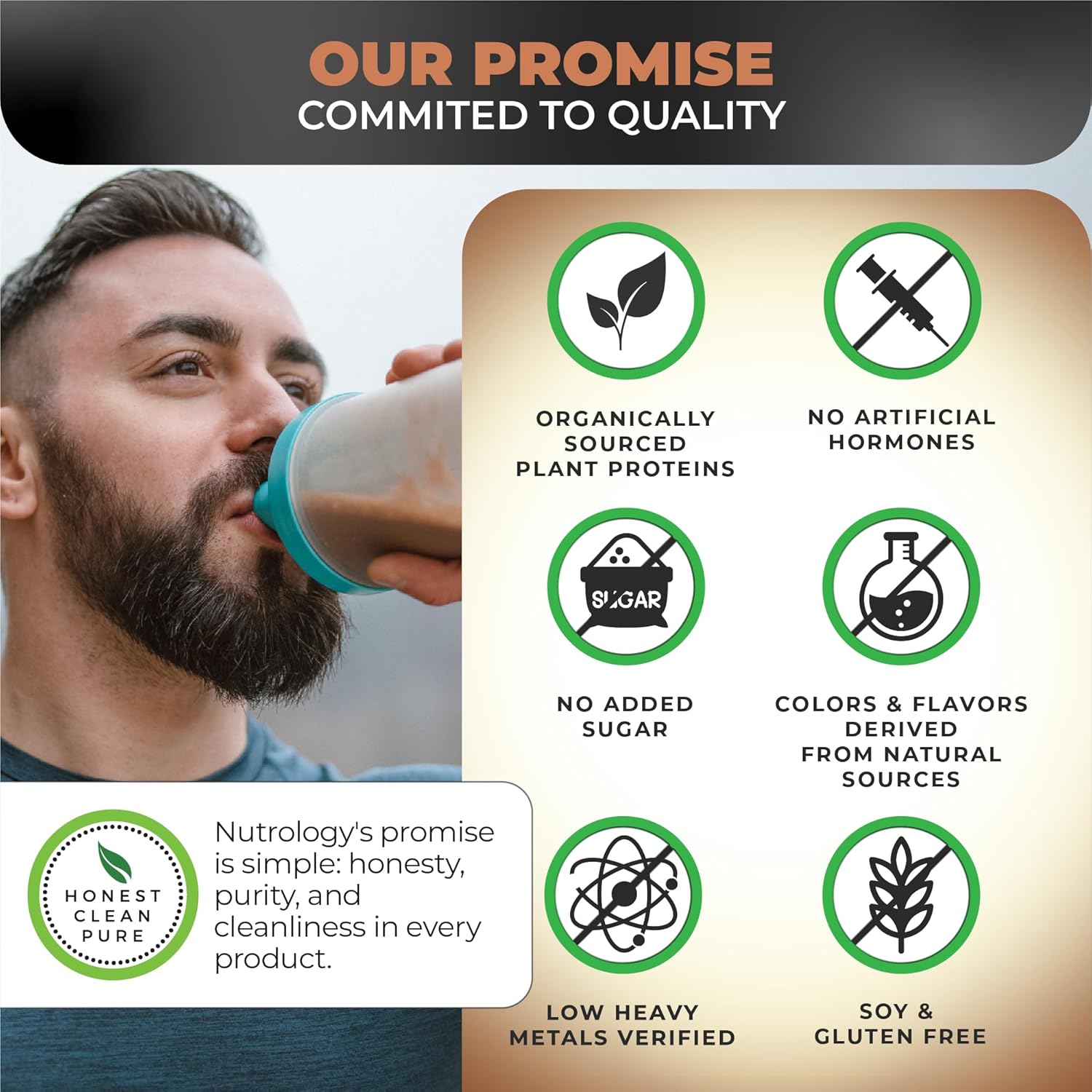 Nutrology TRIPACT Vegan Protein Powder, Chocolate Peanut Butter (20 Servings) + Plant Based BCAA Powder, Lemonade Flavor (30 Servings)