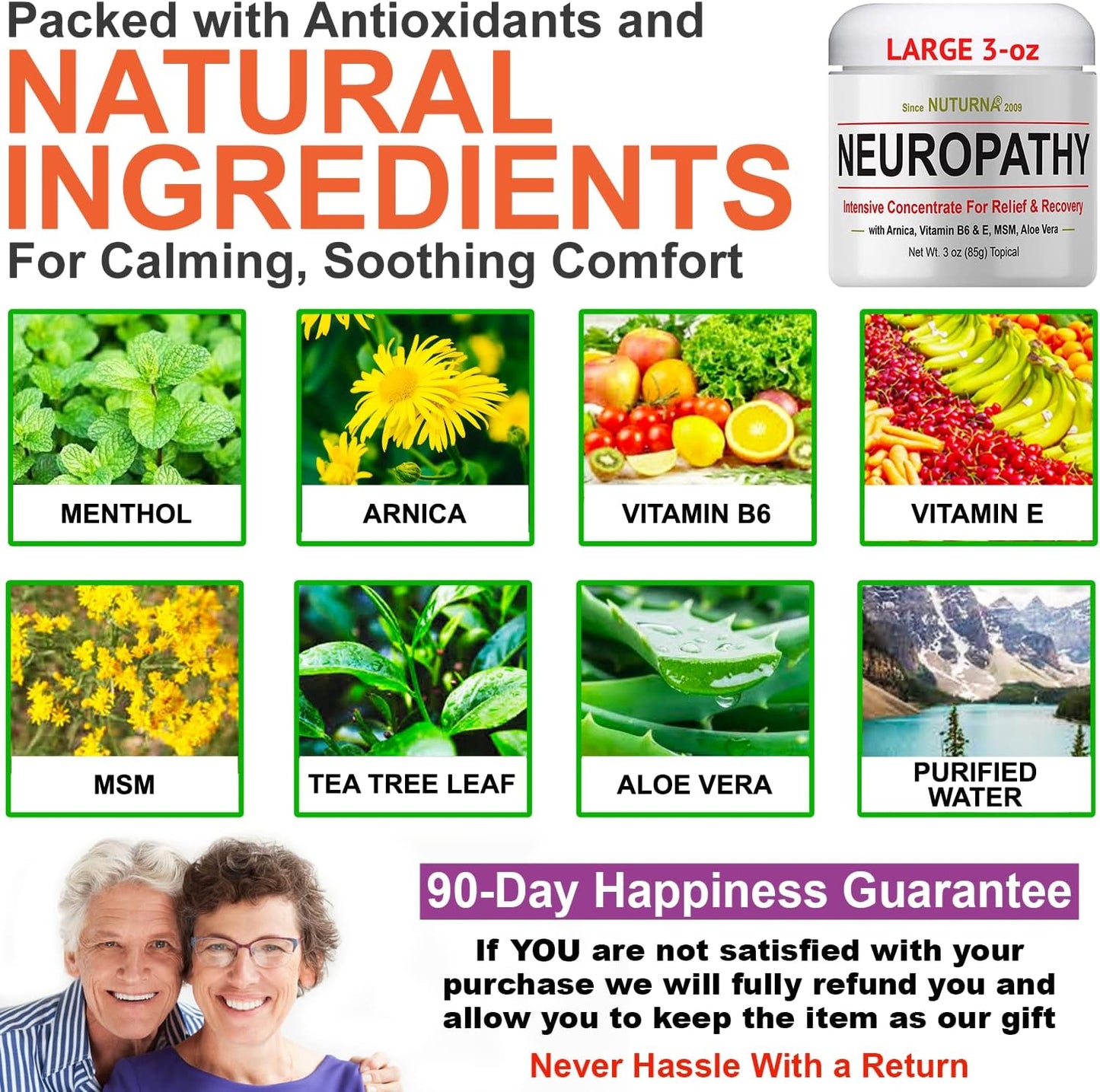 Nuturna Neuroturna Nerve Support Bundle: 600mg ALA Capsules + 4oz Nerve Cream for Neuropathy Relief
