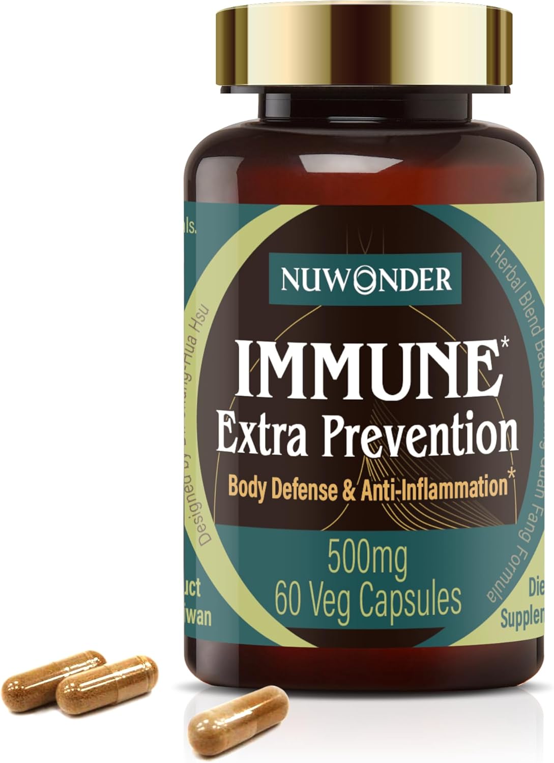 NUWONDER Immune Extra Prevention Capsules Back in Stock Soon - Natural Support, Clinically Tested, Non-Drowsy Formula, Chemical-Free