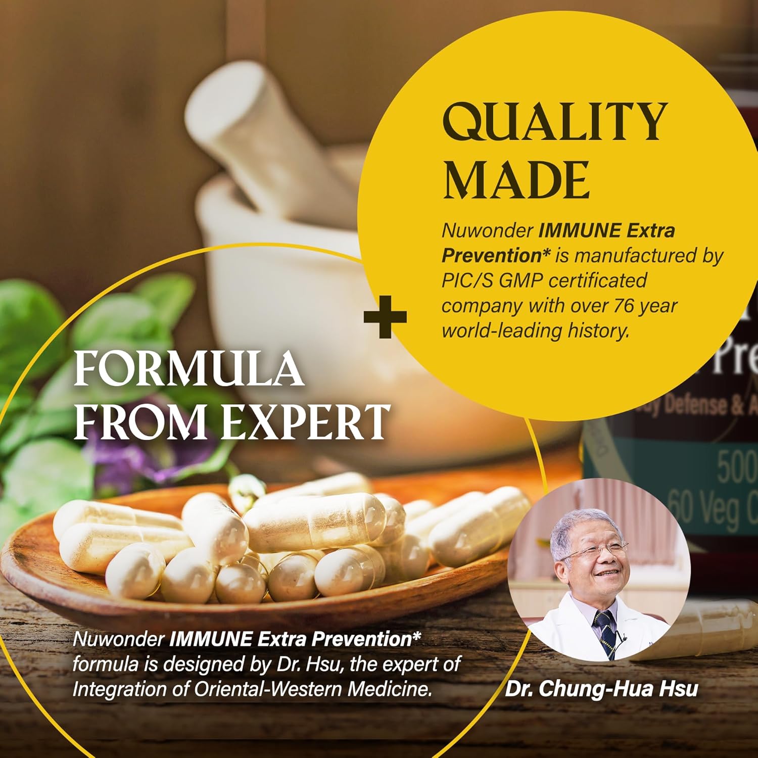 NUWONDER Immune Extra Prevention Capsules Back in Stock Soon - Natural Support, Clinically Tested, Non-Drowsy Formula, Chemical-Free