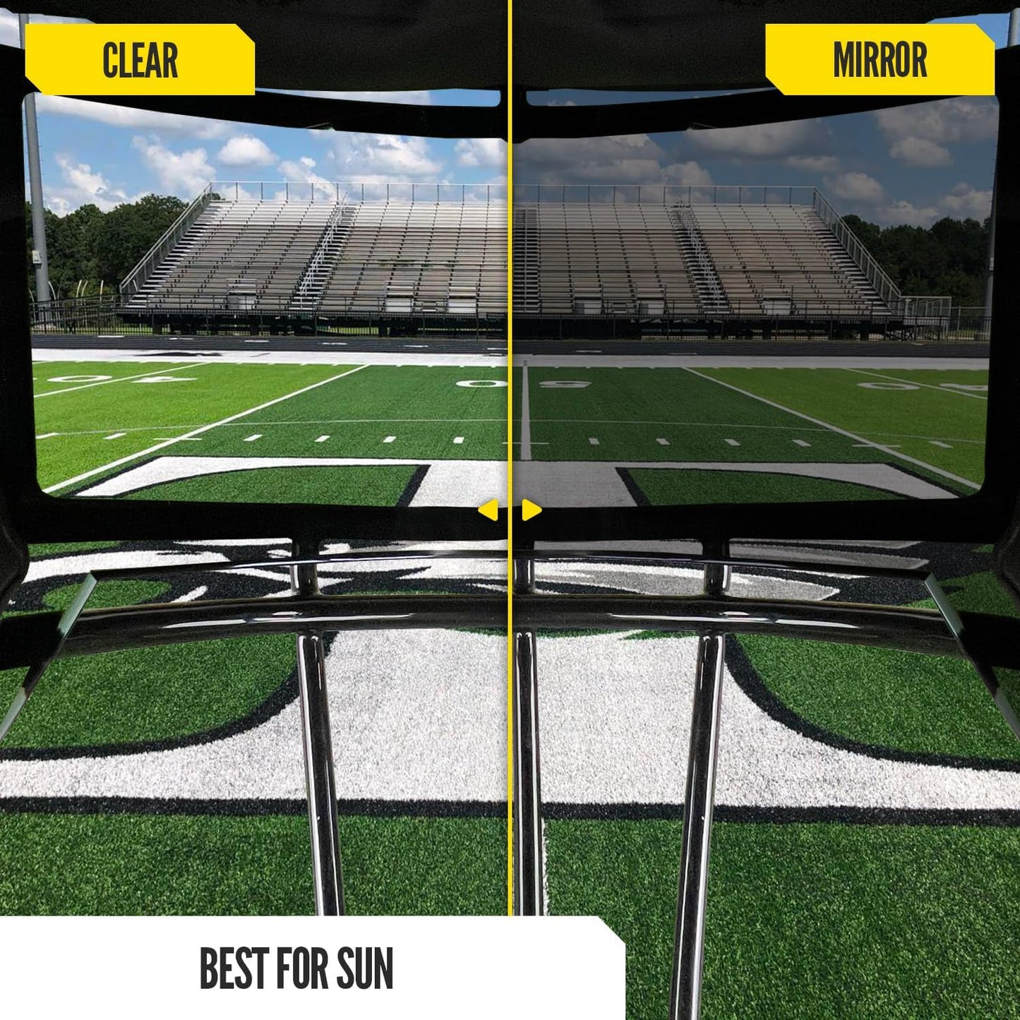 NXT NXTRND VZR3 Football Visor with Curved Lens Technology for Adult & Youth Helmets