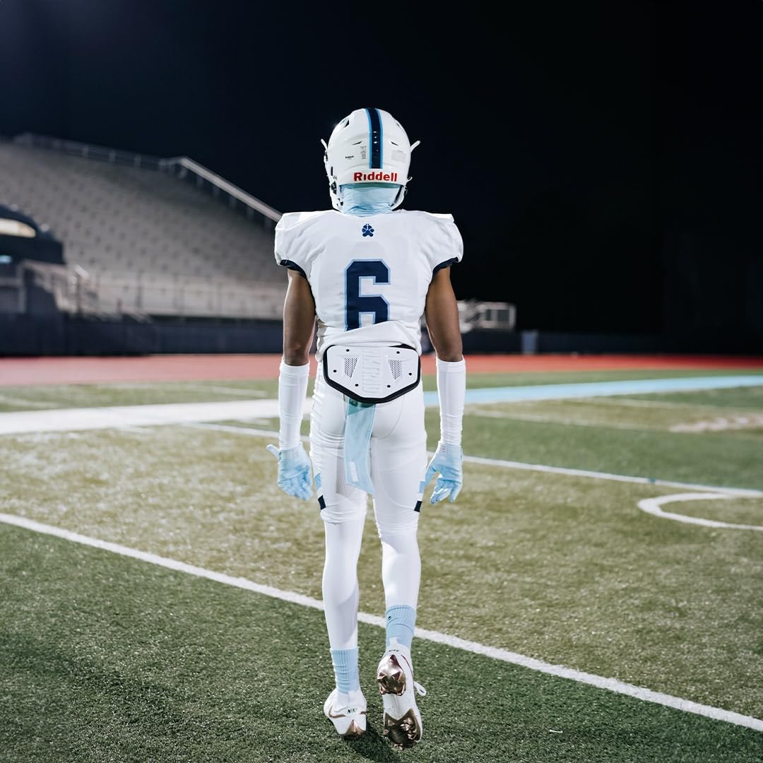 Nxtrnd Streamer Football Towel - Columbia Blue Thin Sports Towel for Drying Hands and Accessories