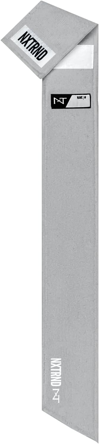 Nxtrnd Streamer Football Towel - Lightweight Sports Towel for Hands & Gear - Quick Drying (Light Grey)