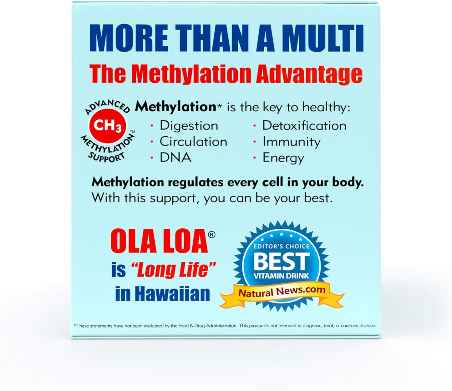 Ola Loa Energy Tropical Multi Vitamin Drink Mix - Amino Energy Powder, Gluten Dairy Caffeine Free - Daily Life Support - 30 Packets - BoostGo Australia
