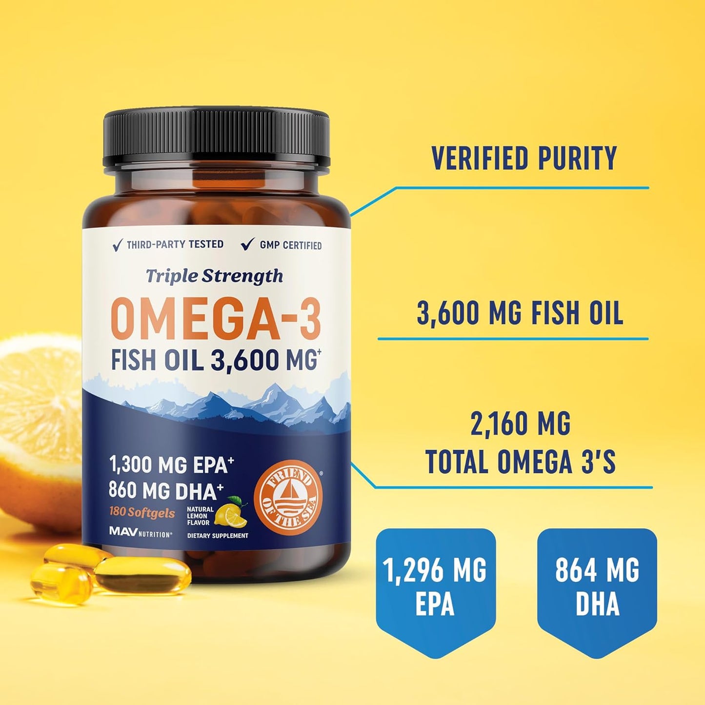 Omega 3 Bundle for Family - Fish Oil Softgels, Liquid Drops for Kids - Heart, Brain, Immune Support - EPA, DHA, Algae Oil