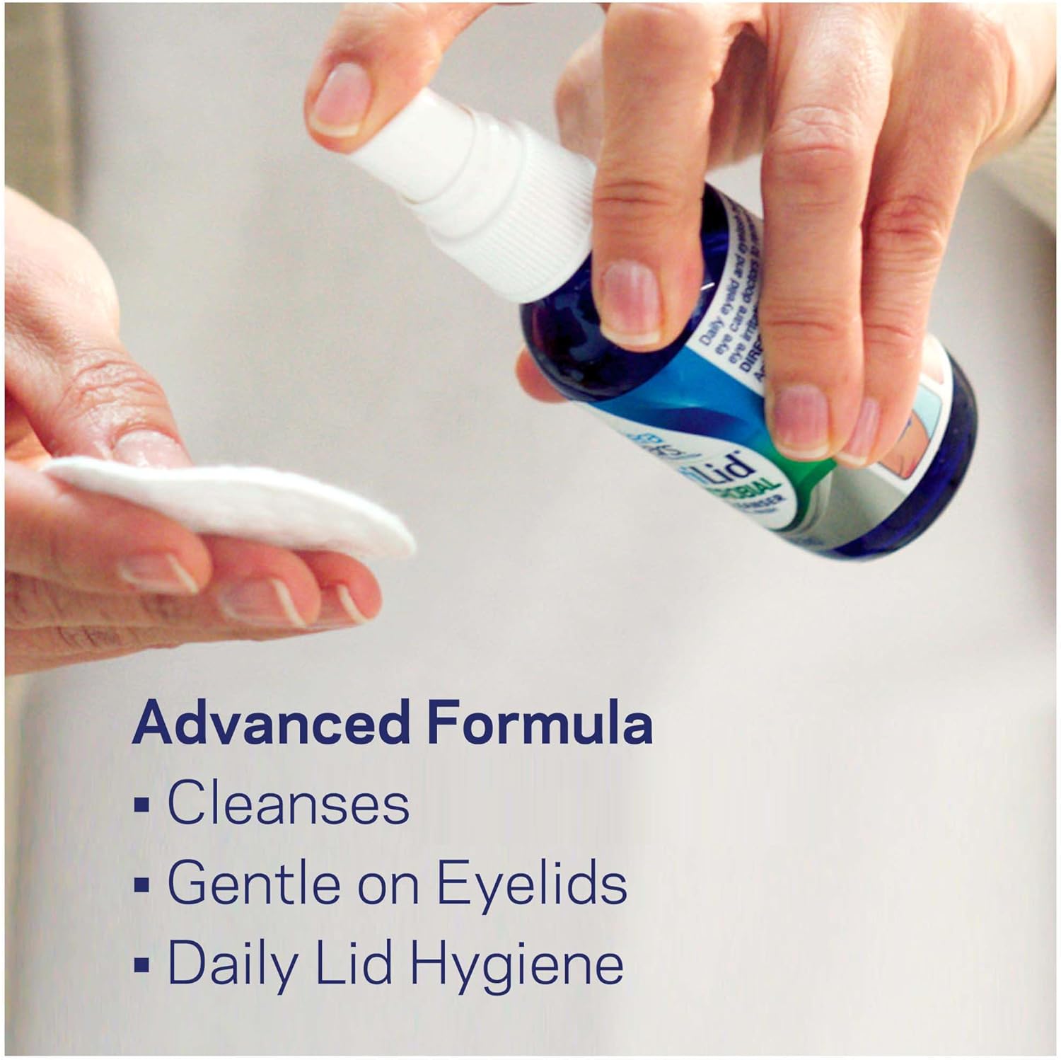 Omega 3 Eye Nutrition Supplement with SteriLid Eyelid Cleanser, 180 Count & 2 fl oz Spray