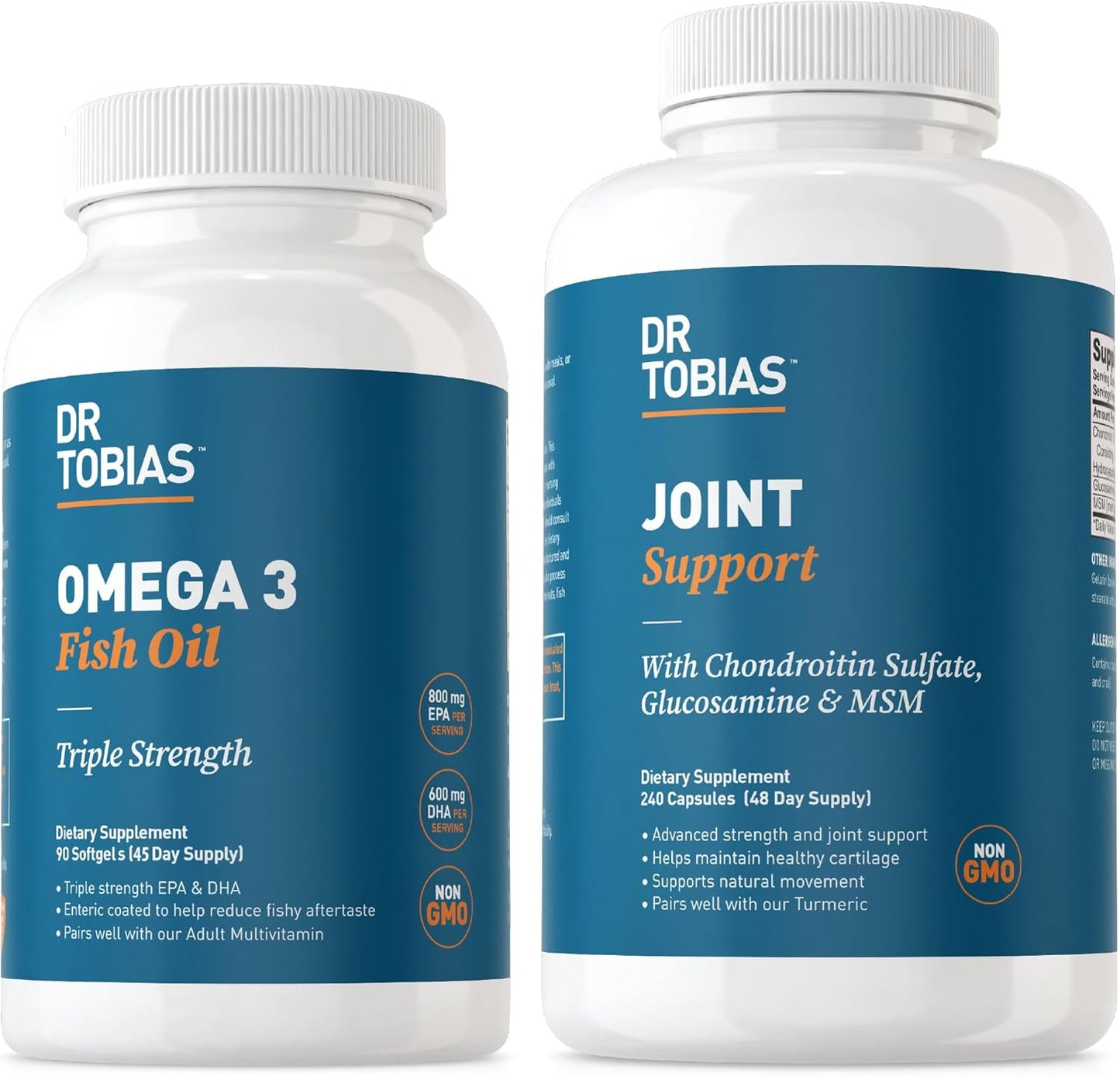 Omega 3 Fish Oil & Joint Support Supplements for Heart, Brain, Immune, Joint Health - Men & Women