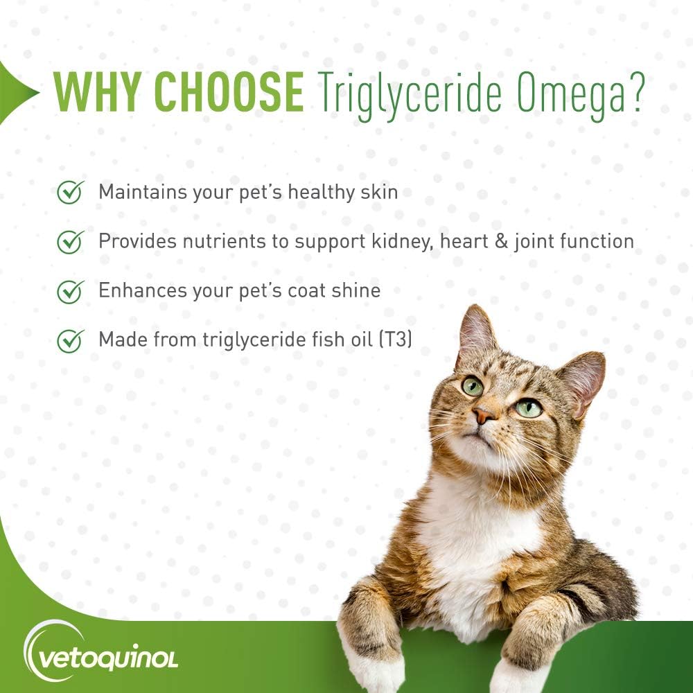 Omega 3 Fish Oil Supplement for Dogs and Cats, Promotes Skin, Coat, Joint, and Immune Health, 60ct - BoostGo Australia