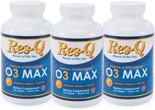 Omega-3 Res-Q O3 MAX Capsules - Pack of 3
