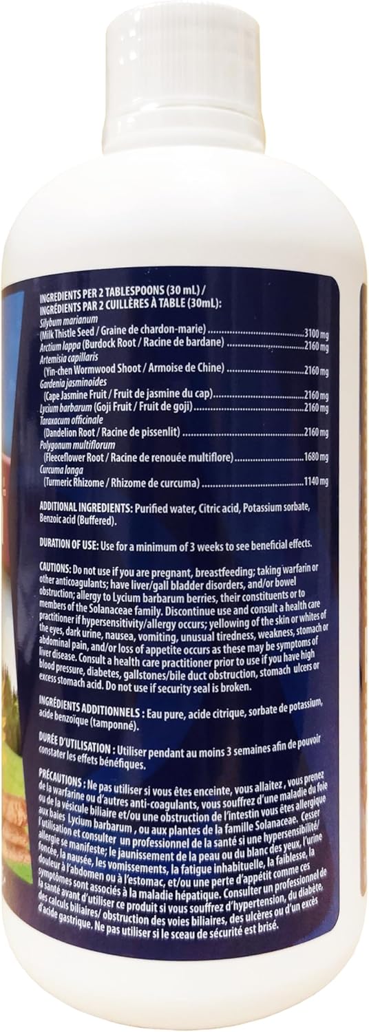 Omega Alpha Liver Flush 500ml - Detox and Cleanse Liver Support Formula