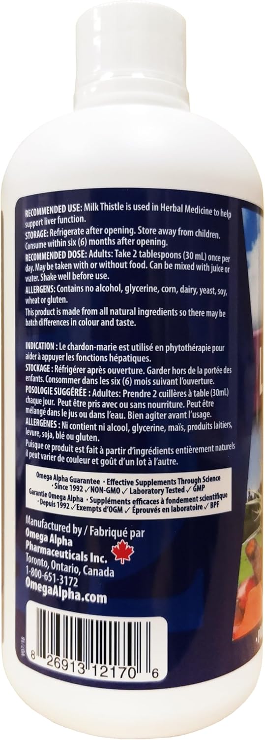 Omega Alpha Liver Flush 500ml - Detox and Cleanse Liver Support Formula