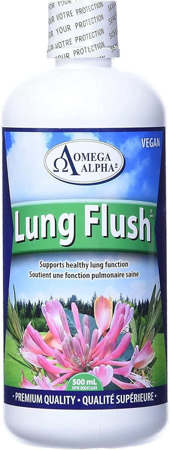 Omega Alpha Respiratory Support Liquid for Lungs - 500ml