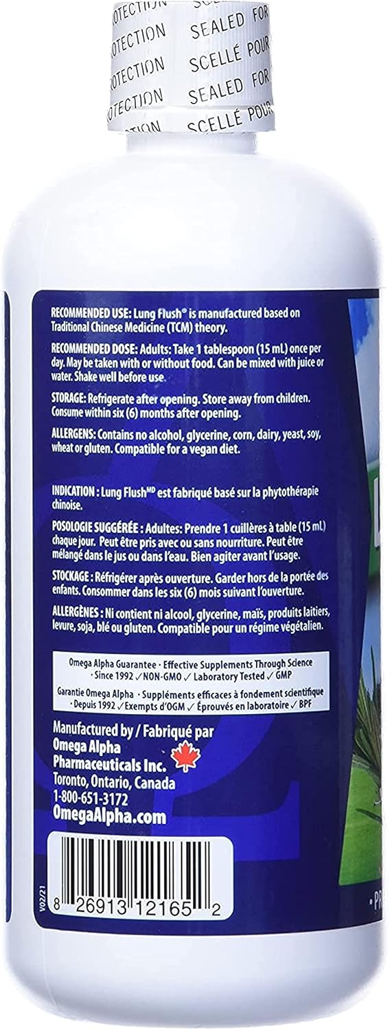 Omega Alpha Respiratory Support Liquid for Lungs - 500ml