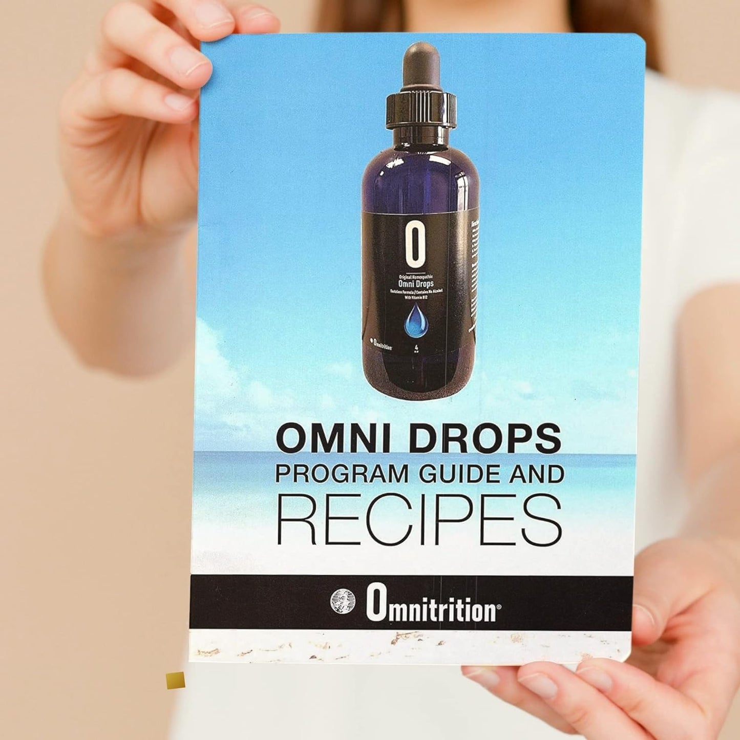 Omni Drop Program Bundle: 4 oz Omni Drops with Vitamin B12, Program Guide, Samples, and Carabiner Tape Measure