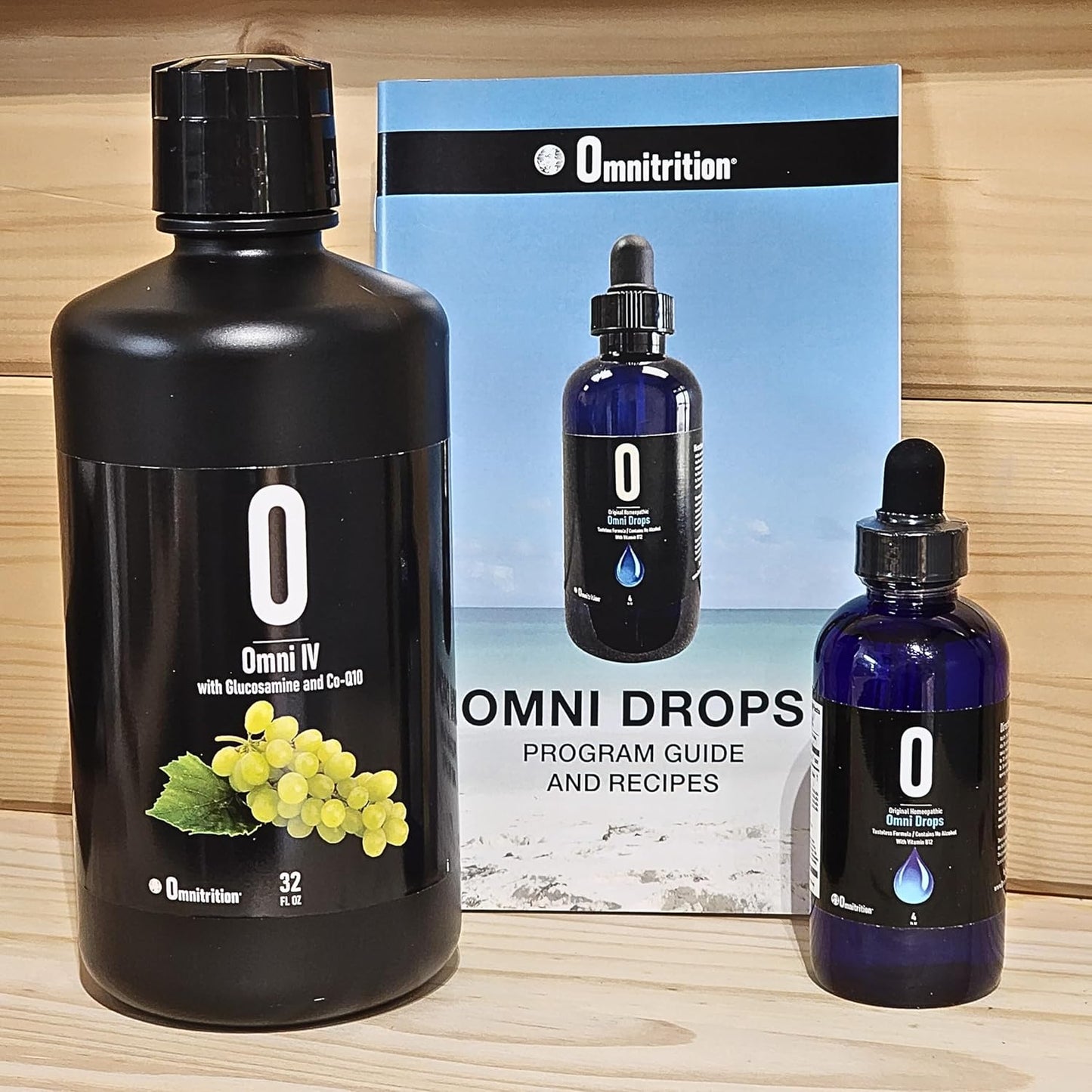 Omnitrition Omni Drop Bundle - Omni Drops Diet Drops with Vitamin B12 and Omni IV Liquid Vitamins and Minerals Bundle