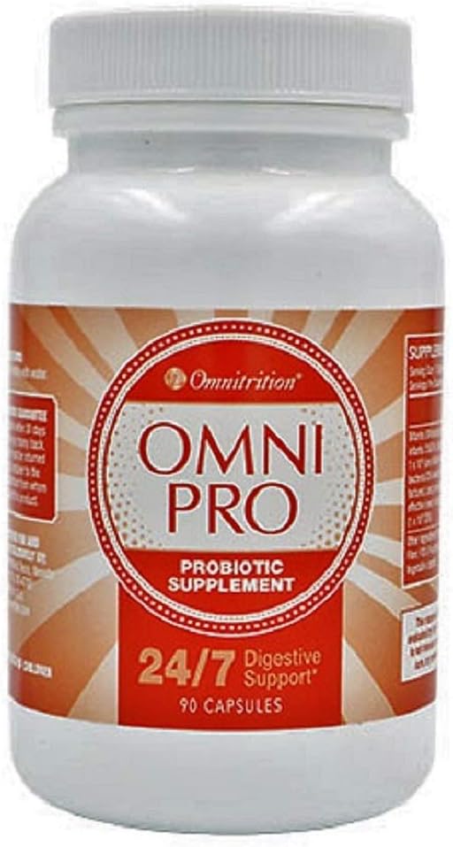 Omnitrition Omni Pro Probiotic Supplement - 24/7 Digestive Support - 90 Capsules