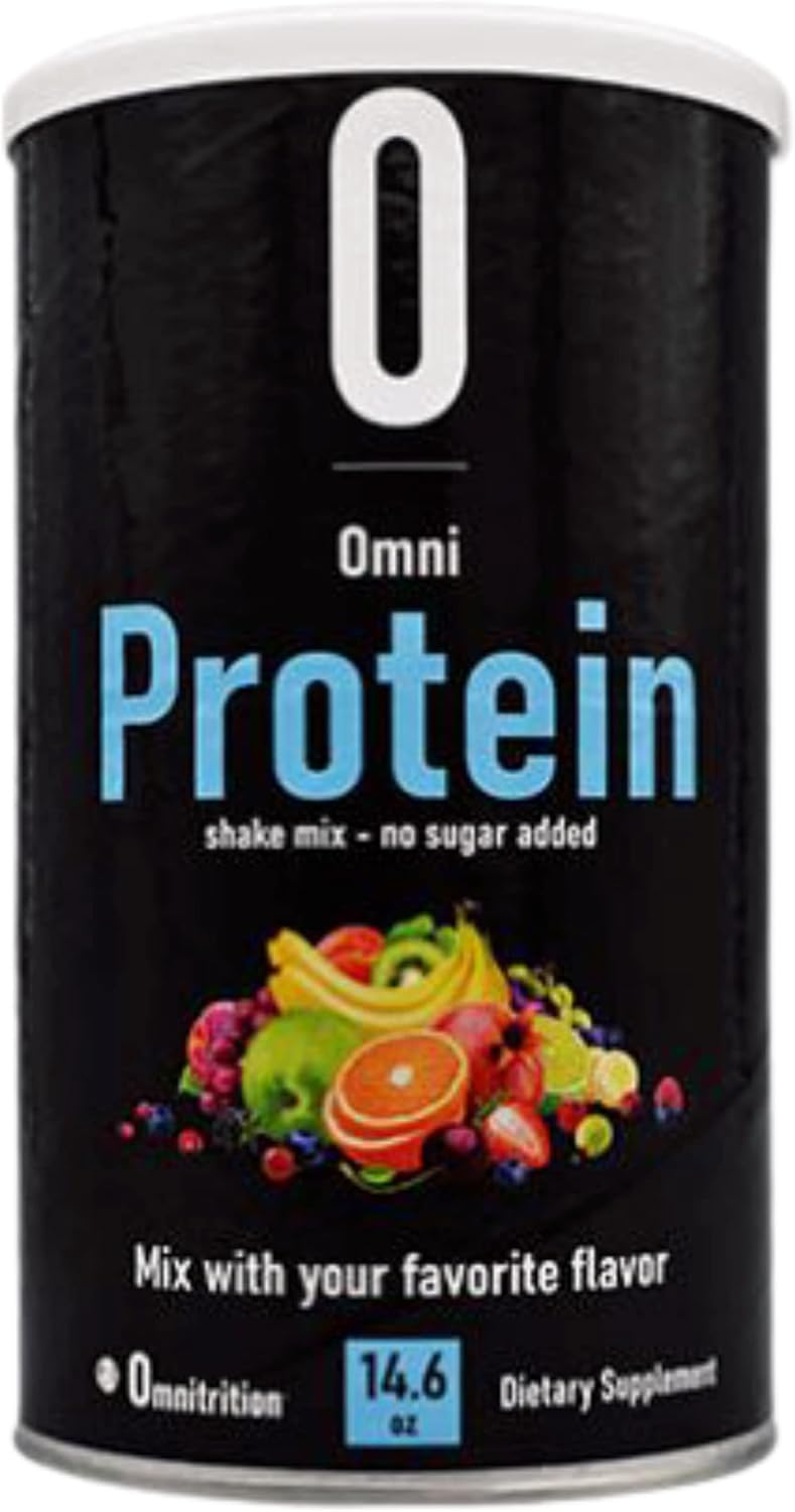 Omnitrition Omni Protein Shake Mix - Unflavored, 14.6 oz - No Sugar Added