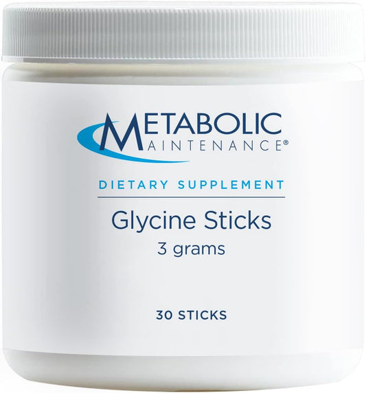 On-The-Go Metabolic Maintenance Glycine Sticks - Amino Acid Supplement for Cartilage Repair, Circadian Rhythm, Neuro Function - 30 Servings - BoostGo Australia
