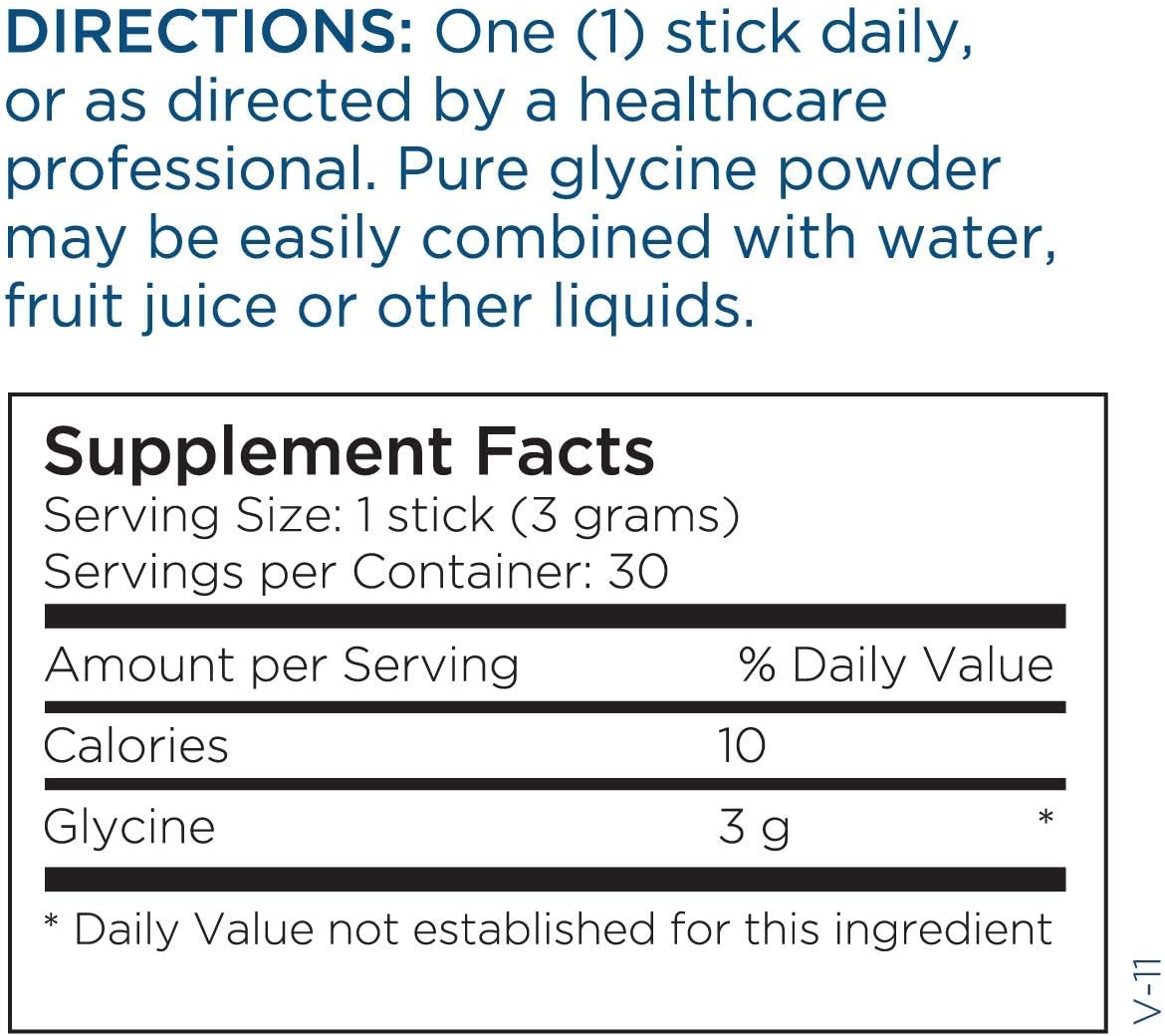 On-The-Go Metabolic Maintenance Glycine Sticks - Amino Acid Supplement for Cartilage Repair, Circadian Rhythm, Neuro Function - 30 Servings - BoostGo Australia