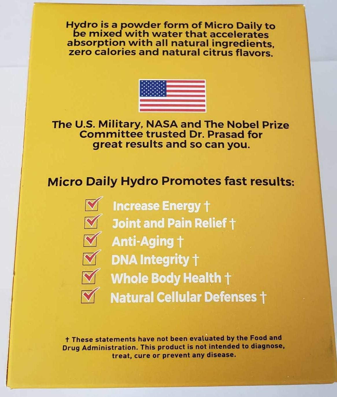 One-Month Supply of Micro Daily Hydro Nutritional Supplements