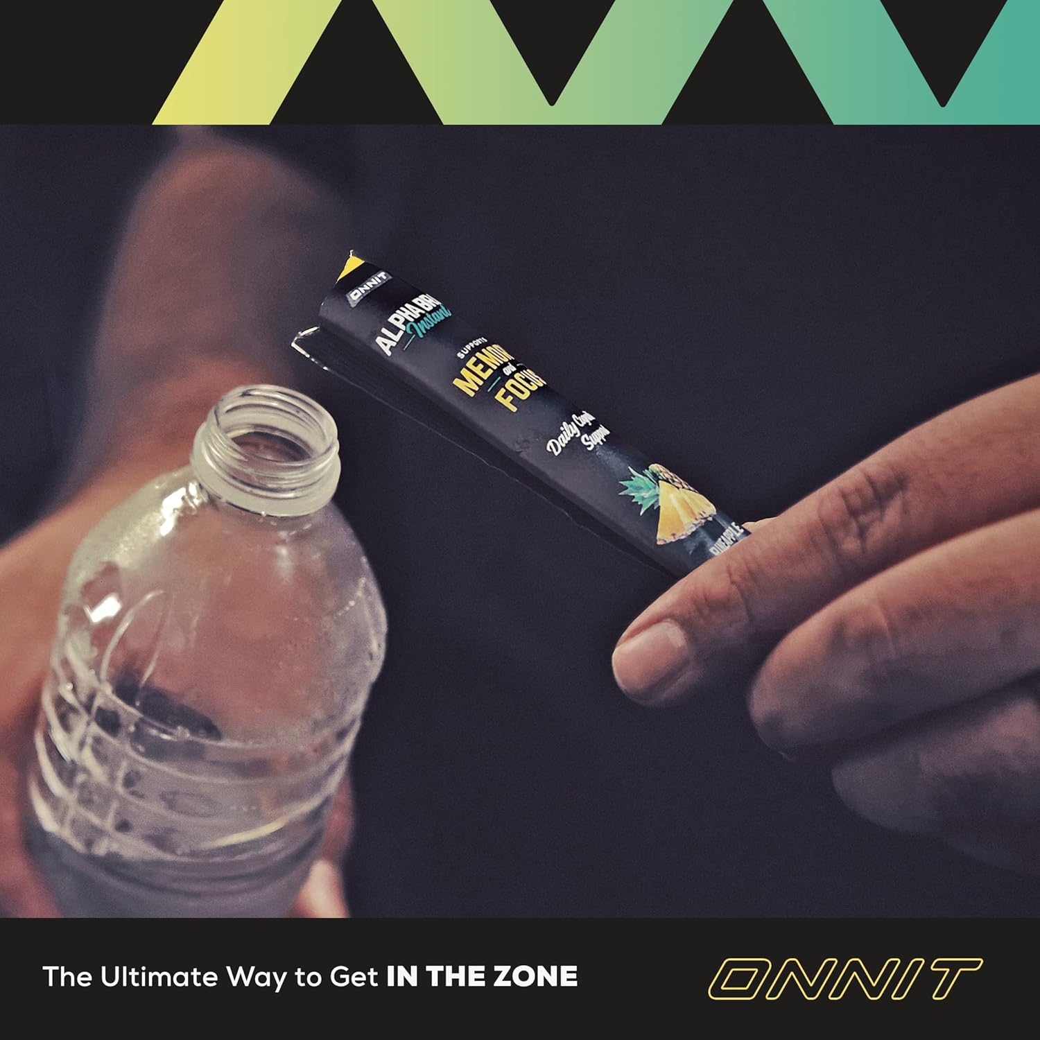 ONNIT Alpha Brain Instant - Pineapple Punch Nootropic Brain Booster Supplement - Cognitive Support for Focus, Energy, Clarity - Alpha GPC, Cats Claw, L-Theanine, Bacopa - 30ct