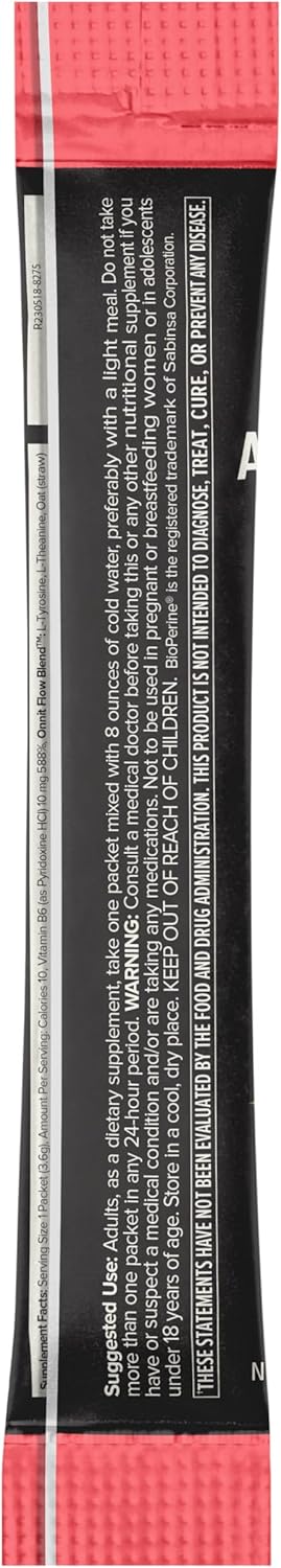 ONNIT Alpha Brain Instant Supplement - Ruby Grapefruit Flavor - Nootropic Brain Booster for Focus, Energy & Clarity - Alpha GPC Choline, Cats Claw, L-Theanine, Bacopa - 30ct