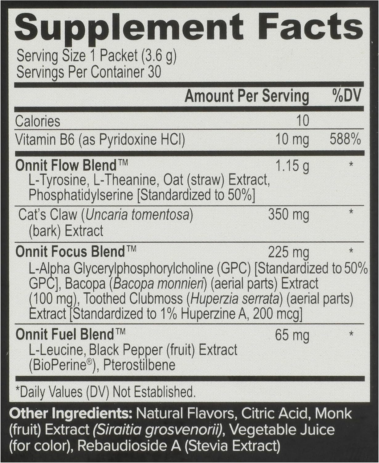 ONNIT Labs Alpha Brain Instant Peach Powder - 0.13 Ounces
