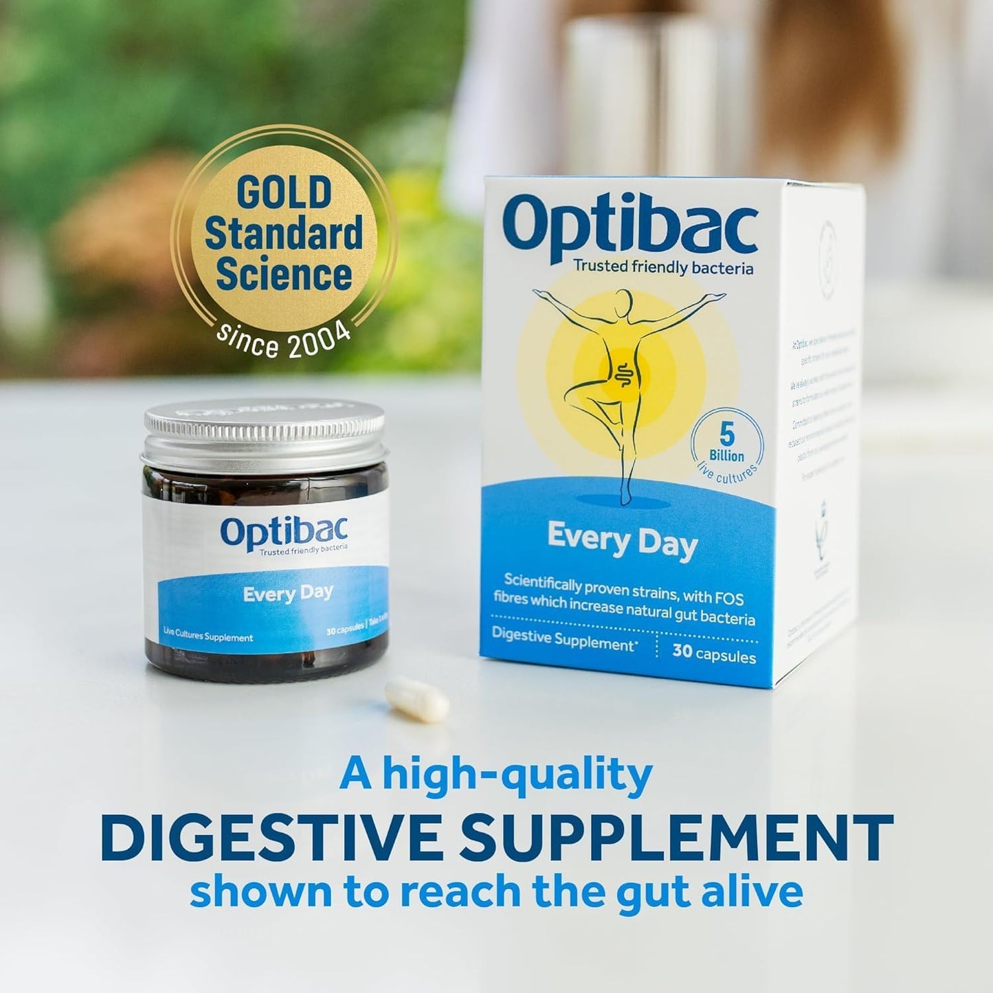 Optibac Probiotics Daily Wellbeing Capsules - 30 Pack