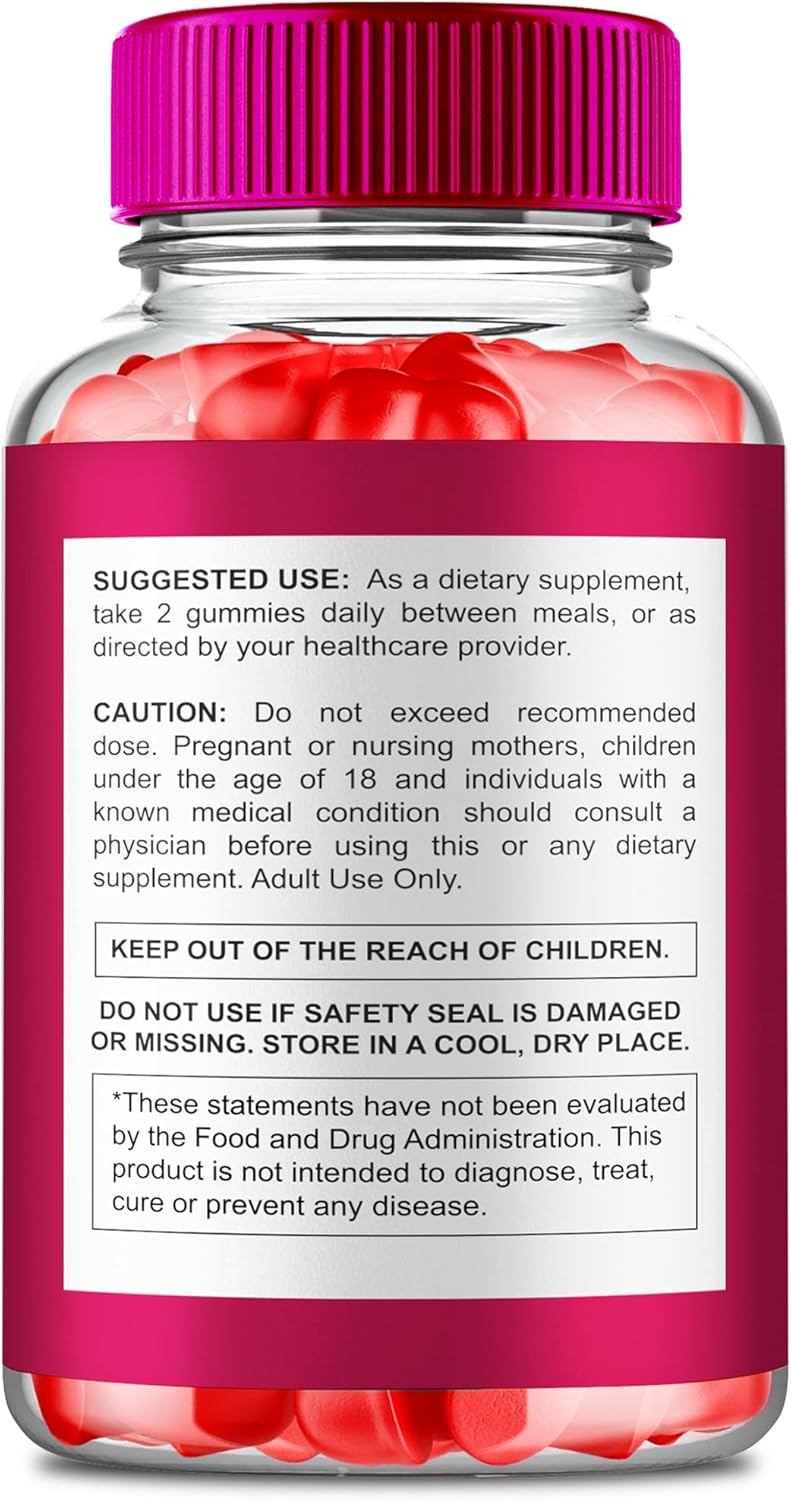 Optiburner Keto Apple Cider Vinegar Gummies 1000MG - Natural Energy Boost with Vitamin B12 and Pomegranate - 5 Pack of Optiburner ACV Keto Gummies - BoostGo Australia