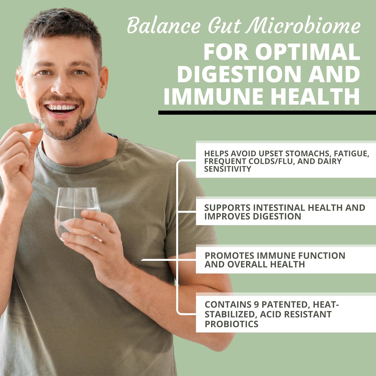 Optimal Health Systems Flora Plus Capsules - Enhanced Intestinal & Digestive Health Formula with 9 Patented Probiotics + Artichoke - 90 Count