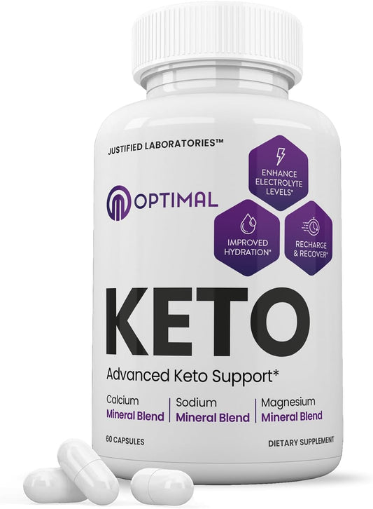 Optimal Keto Pills 1275MG with Apple Cider Vinegar & Green Tea Leaf - 60 Capsules - BoostGo Australia