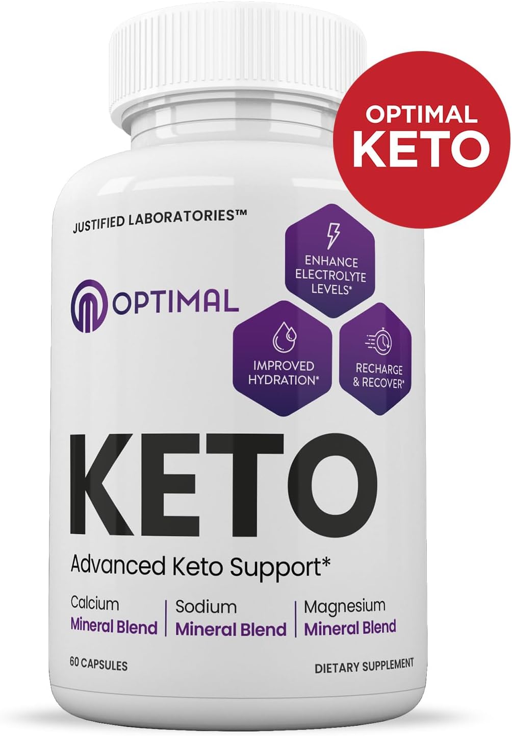 Optimal Keto Pills 1275MG with Apple Cider Vinegar & Green Tea Leaf - 60 Capsules - BoostGo Australia