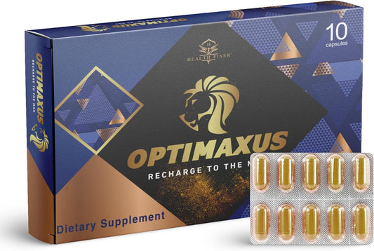 Optimaxus Health Fixer: Energy Support, Endurance, and Extra Strength - 10 Capsules