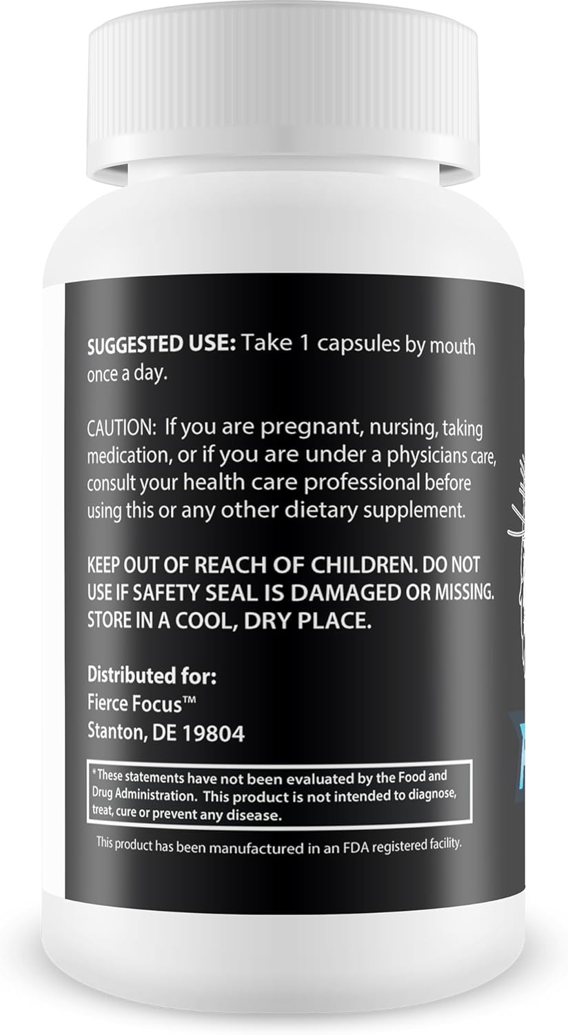 Optimize Brain Function: Memory, Focus & Clarity Formula - Natural Nootropic Supplement with DMAE - 30 Capsules