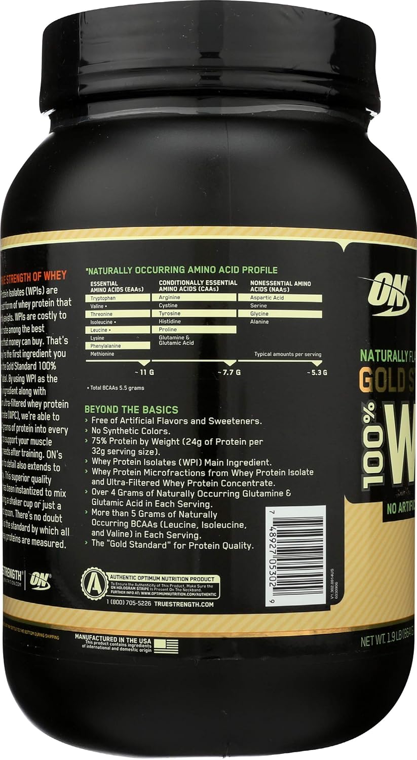 Optimum Nutrition Gold Standard 100% Whey Protein Powder - Chocolate Flavor, 1.9lb