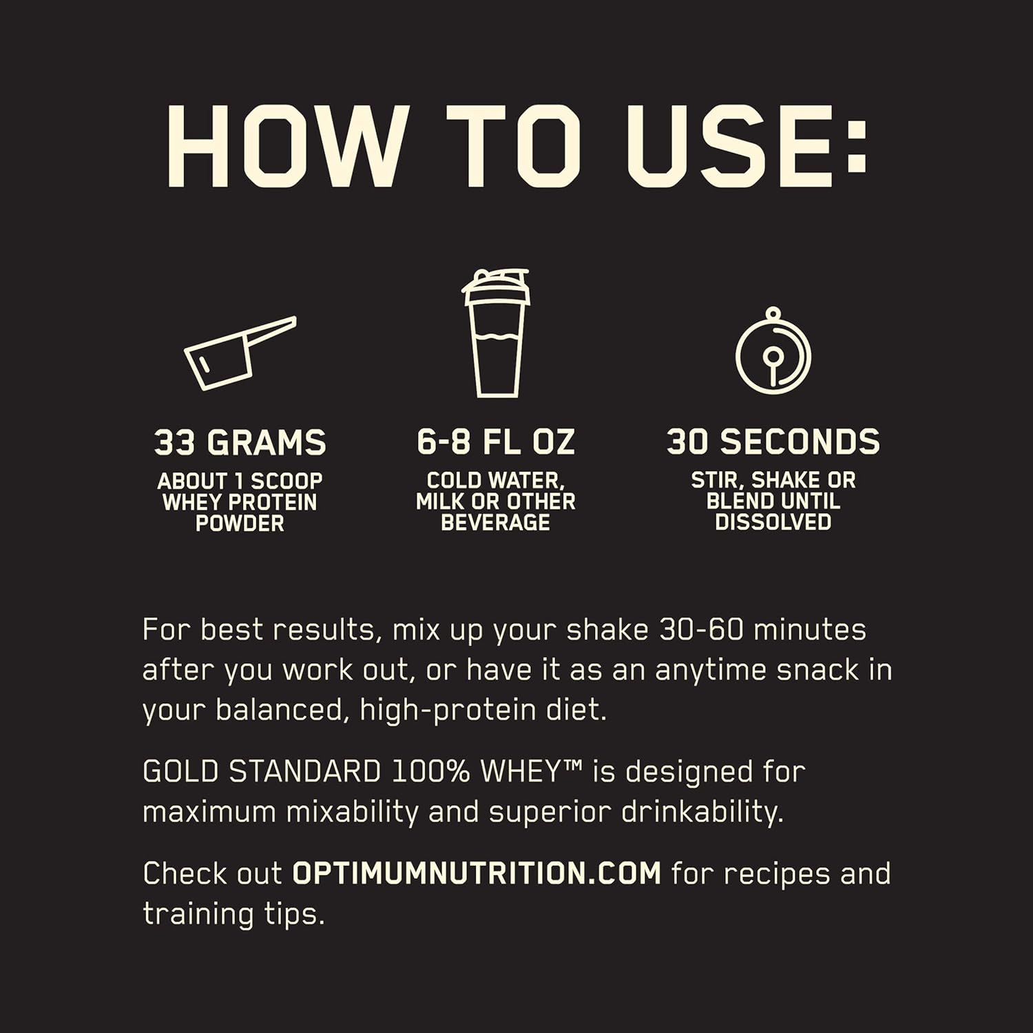 Optimum Nutrition Gold Standard 100% Whey Protein Powder in Mocha Cappuccino Flavor, 2 lbs