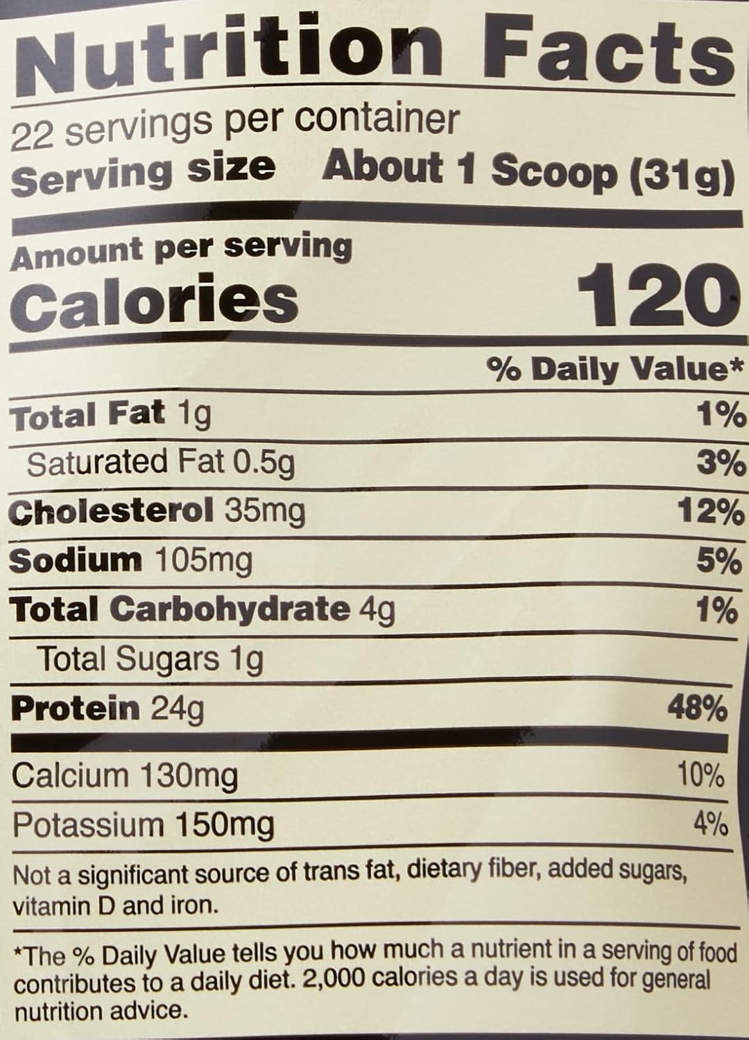 Optimum Nutrition Gold Standard Whey Protein Powder, 1.5 Pound - 100% Whey Protein Isolate Blend for Muscle Recovery and Growth