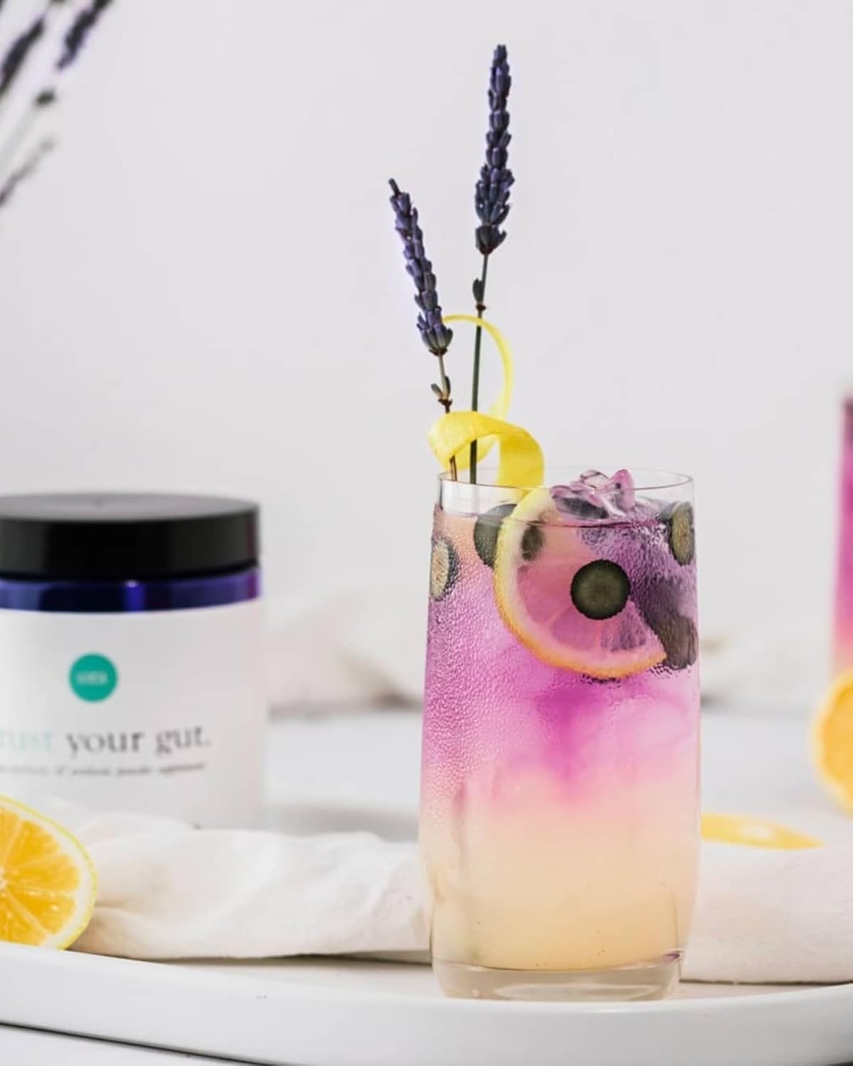 Ora Organic Prebiotic and Probiotic Powder Supplement - 20 Billion Probiotics, 7 Strains - Non-GMO, Lavender Lemonade Flavor - 30 Servings for Women, Men, & Kids - BoostGo Australia