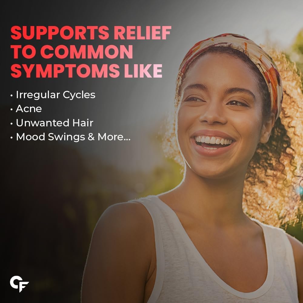 Orange Flavour PCOS Supplements for Women - 60 Veg Gummies with 40:1 Myo & D Chiro Inositol Ratio, Fortified with Vitamins & Minerals