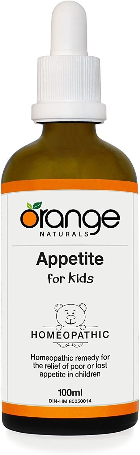 Orange Naturals Appetite Support for Kids - Homeopathic Liquid Supplement, 3.38 fl oz